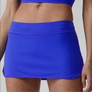 Athleta Tidal Skirt Yacht Blue Swim SP